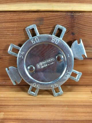 Vintage Kastar Precision Spark Plug Gap Gauge - Made In Usa