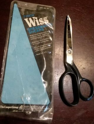 Wiss 427 7 " Dressmakers Scissors Shears Vintage Collectible Made In Usa