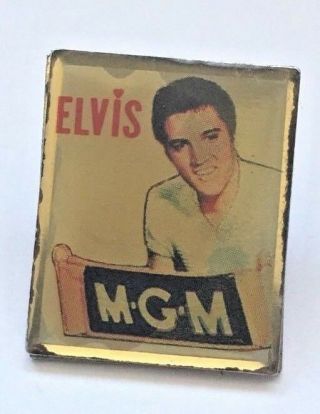 Vintage Elvis Mgm Pin -.  Collectible Lapel Tie Tack Pin Back