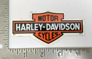 Vintage Harley Davidson Motorcycles Logo Sticker Bar & Shield