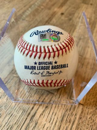 Mookie Betts Game - Base Hit Single Baseball 5/2/19 @ Cws - Mlb Authentic