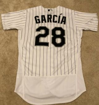2018 Leury Garcia Game Chicago White Sox Home Jersey 2