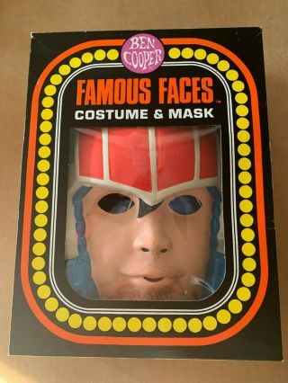 1985 Vintage Ben Cooper Robotech Halloween Mask,  Costume.  Rare