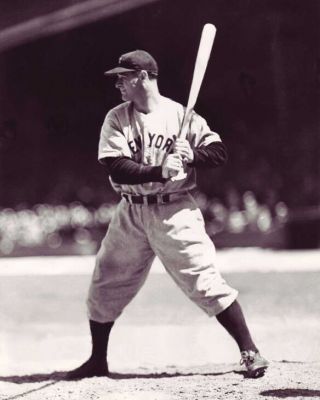 York Yankees Lou Gehrig Glossy 8x10 Photo Poster Baseball Print