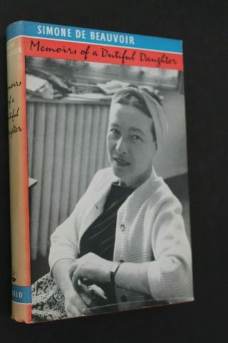 Vintage Memoirs Of A Dutiful Daughter By Simone De Beauvoir (hb 1959)