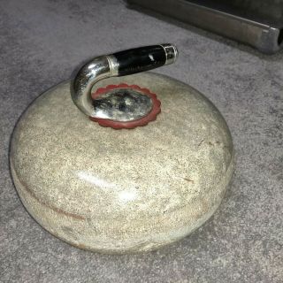 Vintage Regulation Weight Scottish Granite Curling Stone