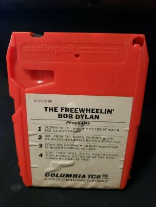 The Freewheelin ' Bob Dylan 8 Track Tape Pad & Splice A,  Sound Rare Vintage 2