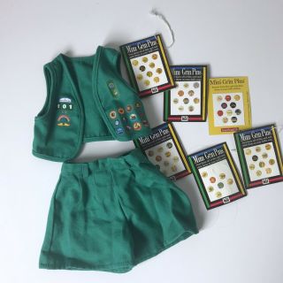 Pleasant Company Girl Scout Uniform With Badges American Girl