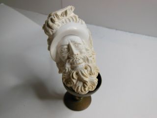 Vintage Meerschaum Tobacco Pipe With Stand 2