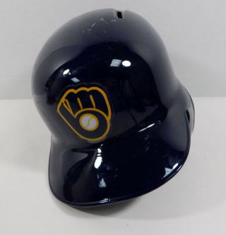 2016 Milwaukee Brewers Jonathan Villar 5 Game Issued Navy Batting Helmet
