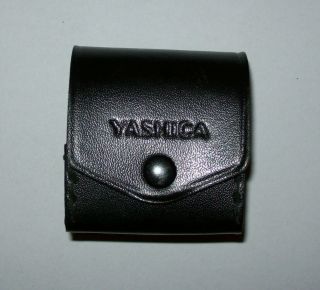 Vintage Yashica Tlr Yashicamat Leather Case For The Square Lens Hood