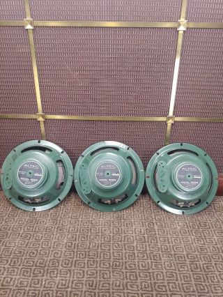 3 Altec Lansing 403a 8 Inch Vintage Speakers For Repair.  2 Have Good Coils