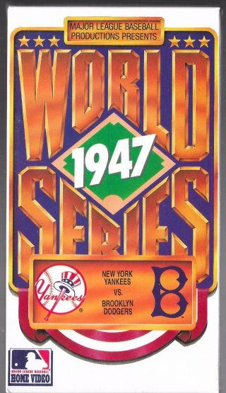 Mlb World Series Video Nib Vintage 1947 York Yankees Vs Brooklyn Dodgers