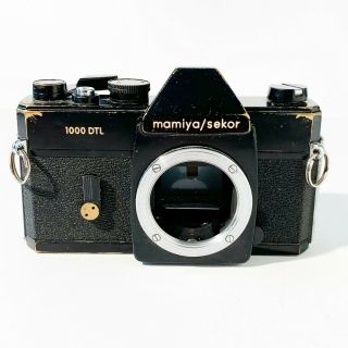 Vintage Rare Blk.  Mamiya/sekor 1000 Dtl 35mm Camera Body