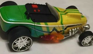 Vintage 1998 Collectible Toy State Road Rippers Series Car With Flames 3