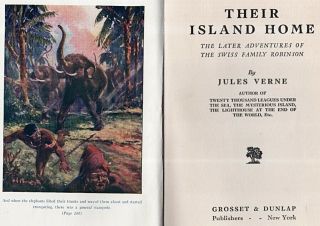 Their Island Home The Later Adventures Of Swiss Family Robinson Jules Verne 1924 2