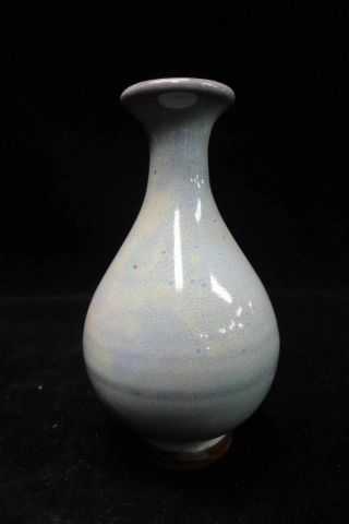 Rare Chinese Old " Jun " Kiln Blue Glaze Porcelain Bottle Vase