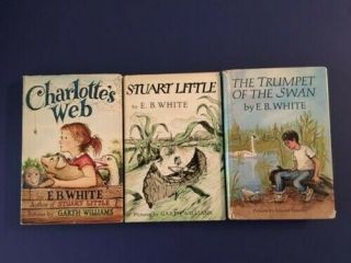 3 E B White Books Vintage Charlotte 