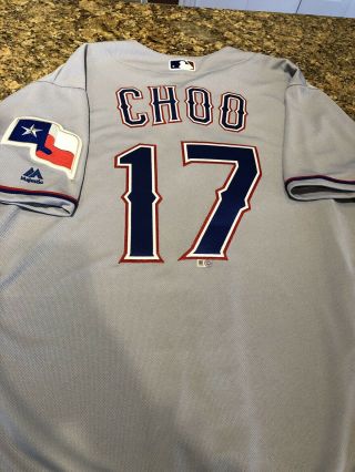 Shin Soo Choo Team Issued Texas Rangers Jersey Mlb Authentication