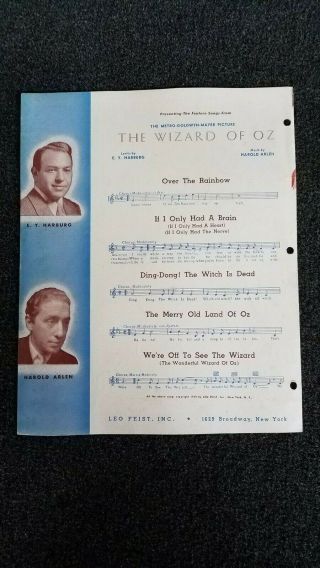 Vintage - 1939 The Wizard of Oz 