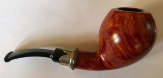 Neerup Classic Blowfish Briar Pipe: Estate Item Unsmoked with Pouch 2