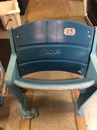 York Yankees Old Yankee Stadium Seat Signed By Derek Jeter