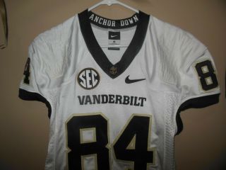 Vanderbilt Commodores Game Football Jersey All Sewn