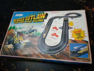 Vintage Artin Winged Outlaw Speed Road Racing Race Track