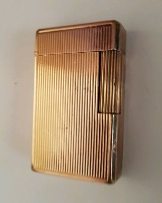 S.  T.  Dupont Gold Plated Lighter