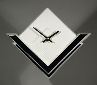 Echo Of Deco Art Deco Inspired Ceramic Marconi 1 Wall Clock