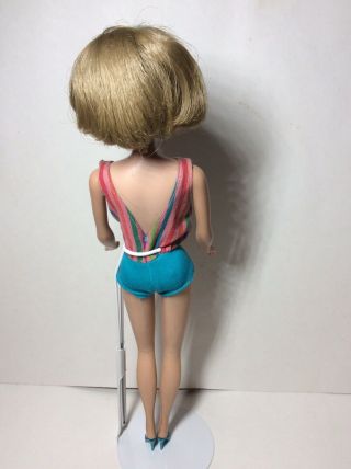 VINTAGE BARBIE RARE GORGEOUS AMERICAN GIRL SIDE PART IN OSS & HEELS 2