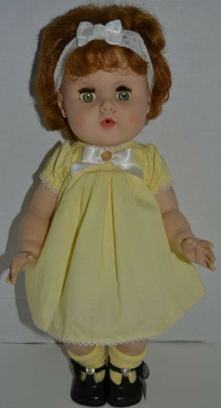American Character 1960 Toodles Flirty Eyes Doll Green Eyes 18 "