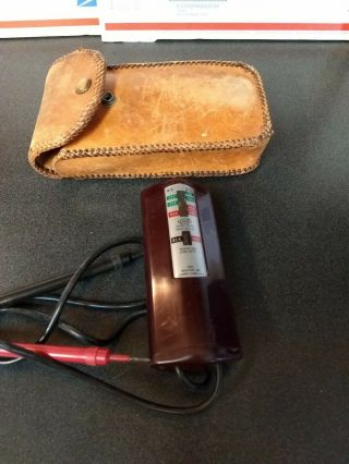 Vintage Bakelite Voltage Tester Vol - Con By Ideal 120 480 600 Volt Meter