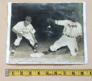 Jackie Robinson Baseball Kansas City Monarchs.  1945 - 1947.  Negro Leagues Antiques 3