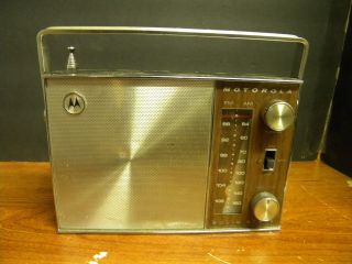 Vintage Motorola Am Fm Solid State Transistor Radio Parts/repair