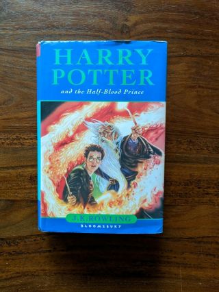 Harry Potter And Half - Blood Prince Uk First Edition Hc/ Dj J.  K.  Rowling