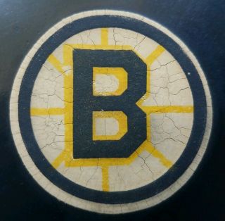 Boston Bruins Vintage Art Ross Converse Ccm Tyer Official Game Puck Made N Usa