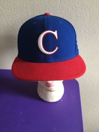 Mens Fitted Royal Blue/red Cuba Era World Baseball Classic 59fifty Size 7