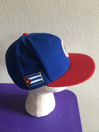 MENS FITTED ROYAL BLUE/RED CUBA ERA WORLD BASEBALL CLASSIC 59FIFTY SIZE 7 2