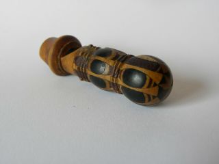 Rare Antique Georgian Crica 1860 Tunbridge Ware Whistle