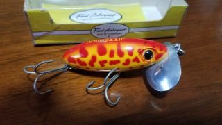 Vintage Arbogast Jitterbug Fishing Lure,  Great Color 5/8 Ounce