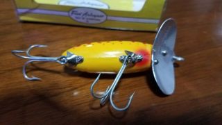 Vintage Arbogast Jitterbug Fishing Lure,  Great Color 5/8 ounce 3