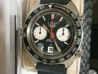 Rare Vintage Heuer Autavia Calibre 12 Chronograph Watch Ref.  1163 1969/70.  Lovely 2