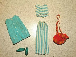 Barbie: Francie Vintage Complete Right For Stripes Outfit