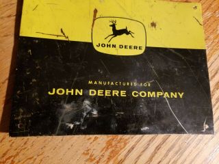 Vintage Old John Deere Metal Sign Dealer Store Display Farm Tractor Barn Art 3