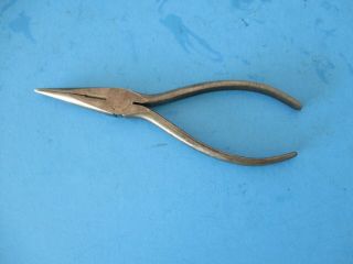 Vintage M.  Klein & Sons 203 - 6mnk Needle Nose Side Cutter Cable Pliers