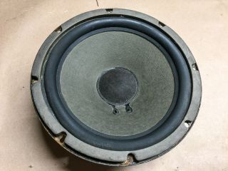 1 X 8 " Vintage 8 Ohm Woofer Paper Cone And Butyl Surround Acoustic Research?