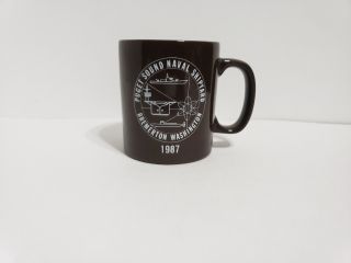 Puget Sound Naval Shipyard Psns Coffee Mug Tea Cup 1987 Vintage Staffordshire