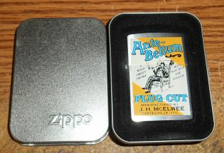 2000 Zippo Ante - Bellum Tobacco Tin Series 1 Full Size Lighter/nib/very Rare