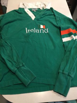 Vtg Ireland Rugby Jersey Xl Kit Forrestel Irish